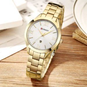 CURREN Gold Watch Women Watch